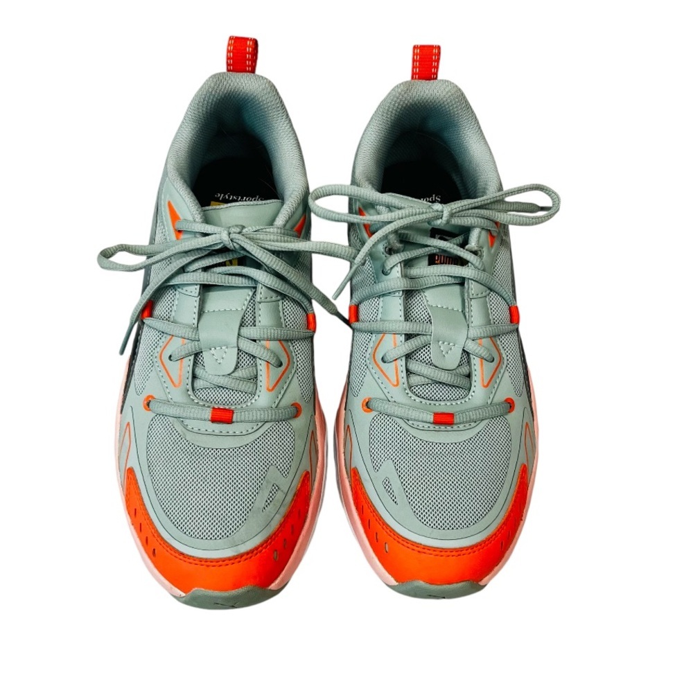 Puma TRC Mira Tech Colorful Green Sneakers Size 10.5‎